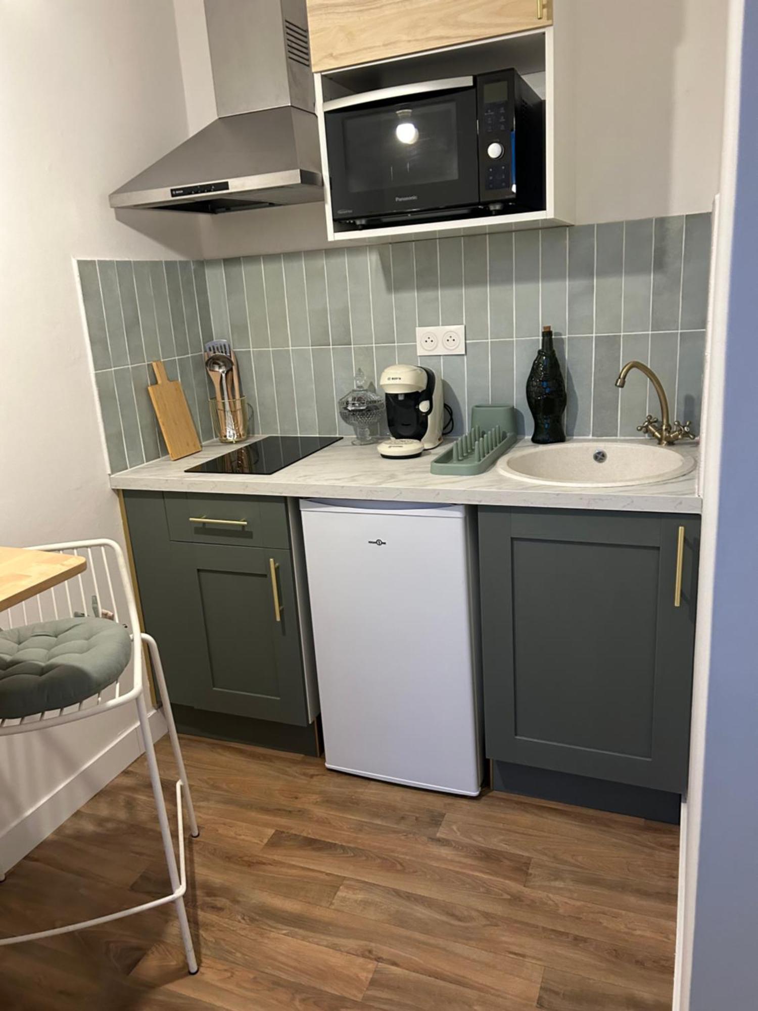 La Suite Emeraude, Studio Chic, Acces Direct Plage 卡布尔 外观 照片